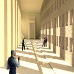 BA Architecture render of a columbarium by Daniel Osler