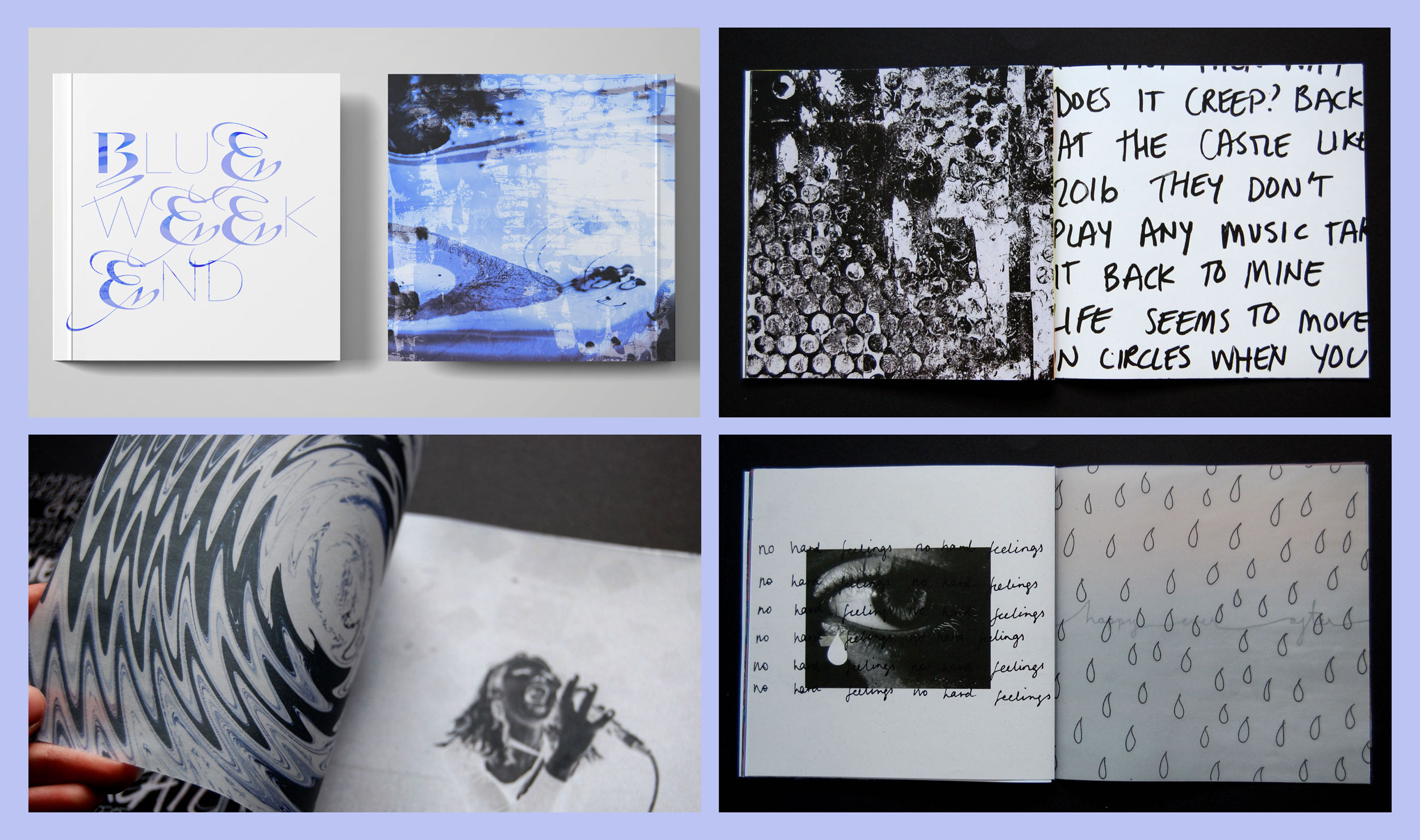 A non-fiction book of photography, typography and illustration printed onto different textures and paper stocks including translucent paper and natural eco paper.