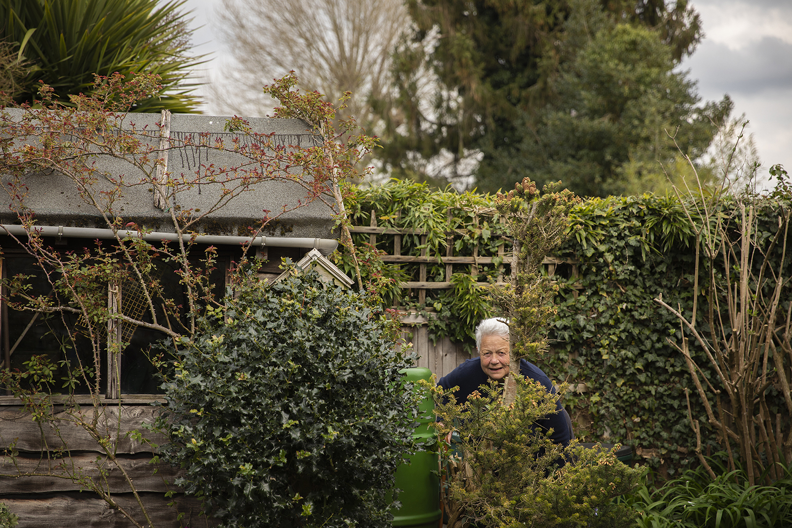 This image by BA Photography Student, Isabella Lamorna, shows her Grandma in her garden.