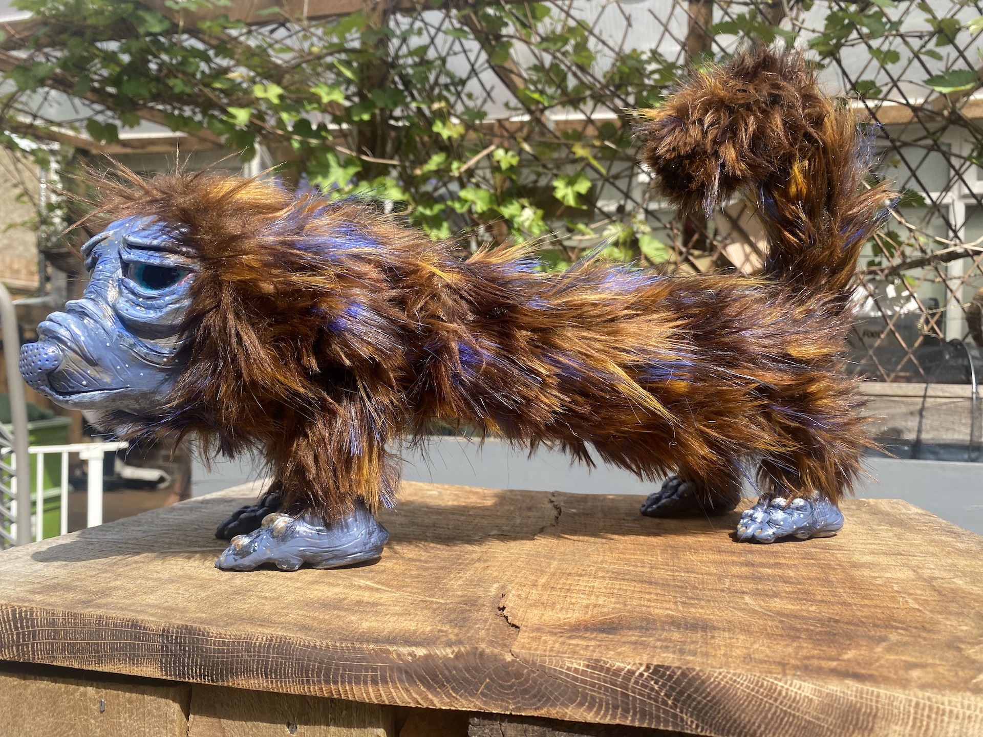 Creature creations created by Jodie Alice Hyson showing creature sculptures.