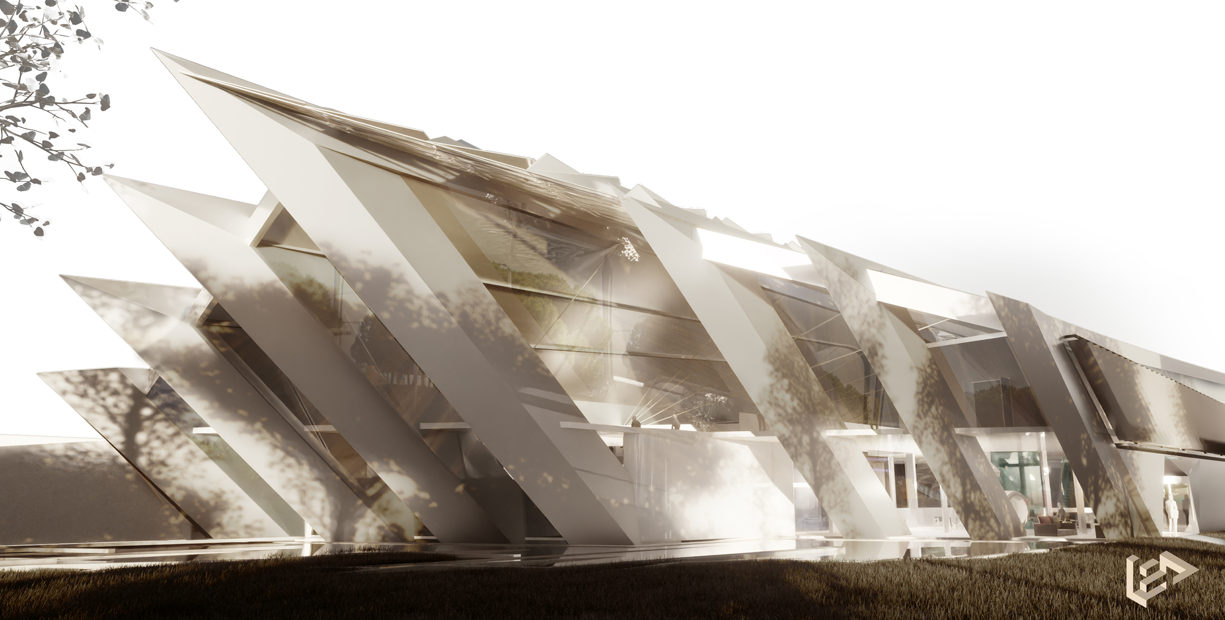 BA (Hons) Architecture work by Luke Burrows - Visualisation of the European Space Institute