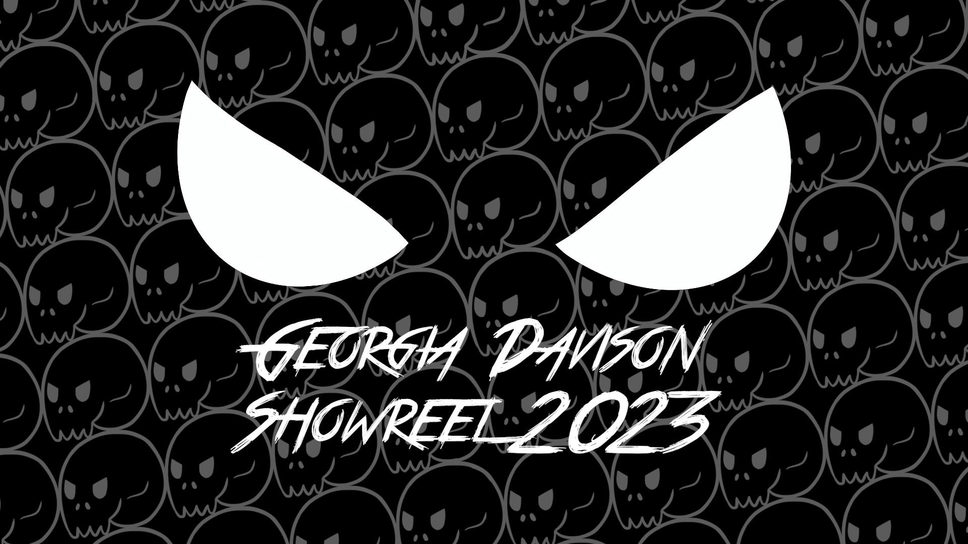 Georgia Davison's 2023 animation showreel focusing on clean up and character animation.