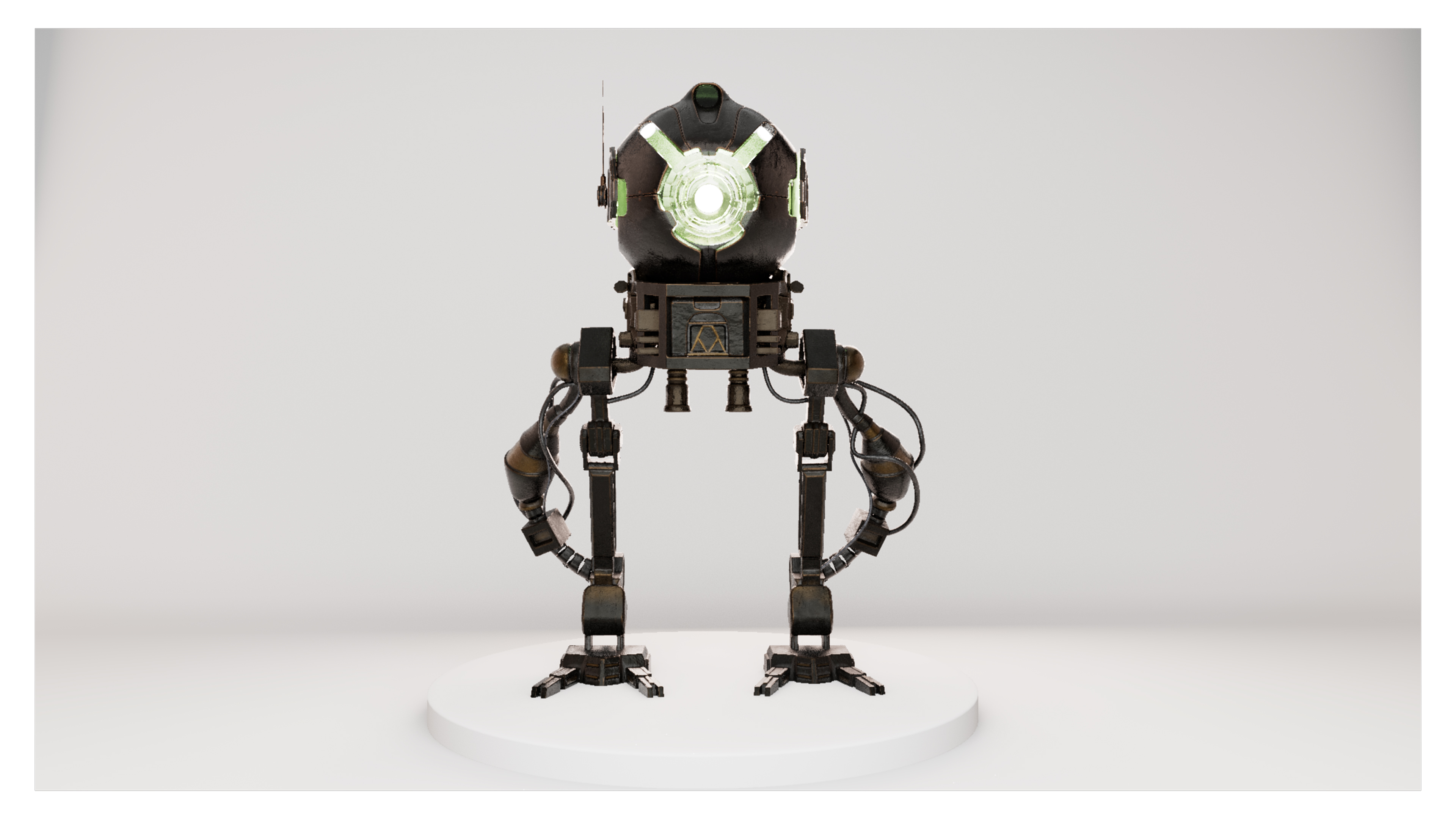 3D turntable of Robot model.