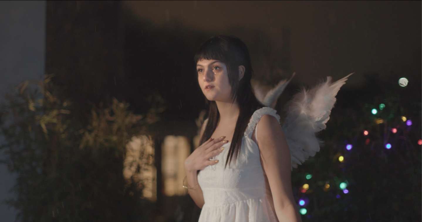 Link image to production design showreel by Melissa Osborne featuring a character with wings